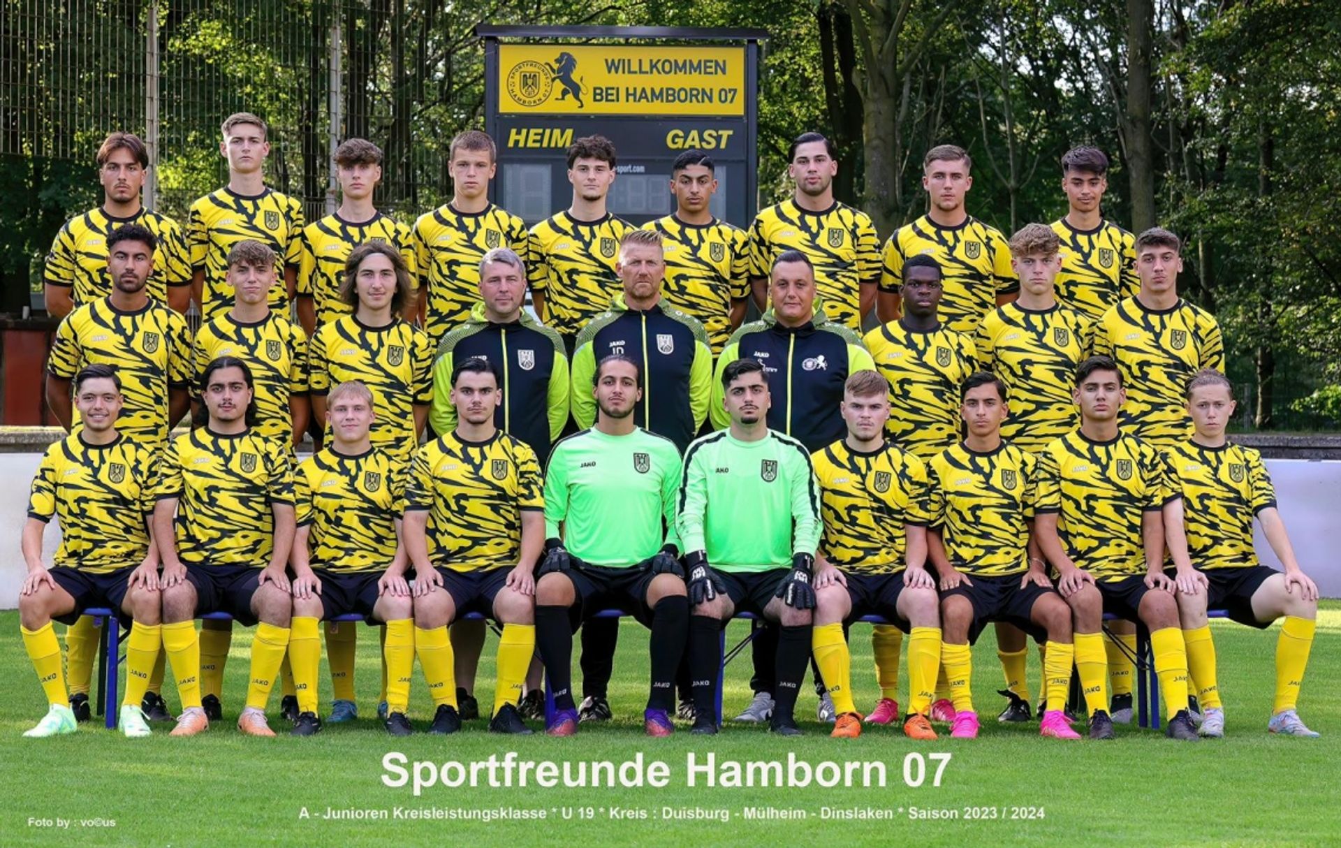 Mannschaftsfoto A-Junioren (U19)